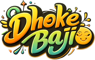 dhokebaji সবুজ লোগো চিহ্ন